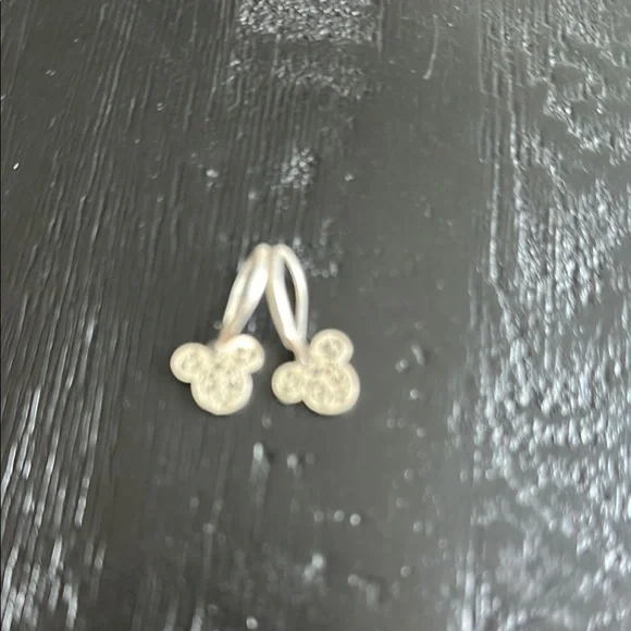 2/$20 Silver Mickey Minnie Mouse Earrings - Picture 4 of 4